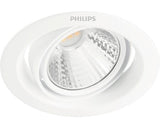 Spot LED incastrabil Philips Pomeron, 5W, 350 lm, intensitate luminoasa reglabila, lumina neutra (4000K), IP20