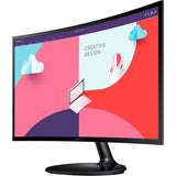 Monitor, Samsung, S24C360EAU, LED, 24", FHD, VA, 60 Hz, 4 ms, Curbat, 250 cd/m2, 3000:1, HDMI, Negru