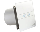 Ventilator Incastrabil Cata E10 Gth Ø 100 Mm Cu Display De Temperatura Si Umezeala