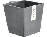 Jardiniera Ecopots Manhatten Wall Plastic 15x17, 4x15 Cm Gri