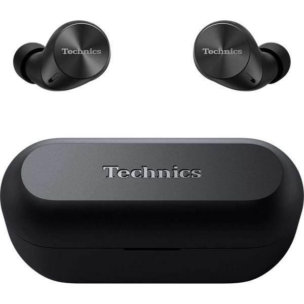 Casti In-Ear Technics EAH-AZ60M2EK, True Wireless, Hybrid Noise Cancelling, Multipoint, Alexa built-in, JustMyVoice, Autononie 25 ore, Driver 8 mm, Negru