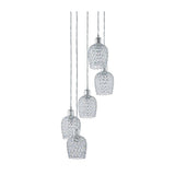 Lustra, Eglo BONARES 1 5xE27/60W/230V, Cristal, Transparent