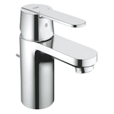Baterie lavoar Grohe Get 32883000, 3/8'', monocomanda, marimea S, cartus ceramic, limitator, set evacuare cu tija, Crom