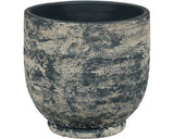 Masca Ghiveci Ceramica Portelanata Bente Ø 28 Cm H 26 Cm Gri
