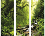 Tablou Sticla Fairy Tale Forest 3 X 30x80 Cm