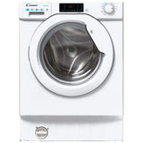 Masina de spalat rufe cu uscator incorporabila Candy CBD 485D1E/1-S, Clasa D, 1400 rpm, Spalare 8 kg, Uscare 5 kg, Easy Iron, Alb