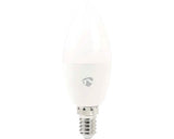 Bec Led Rgb Nedis E14 4, 9w 470 Lumeni, Glob Mat Lumanare, Conexiune Wifi