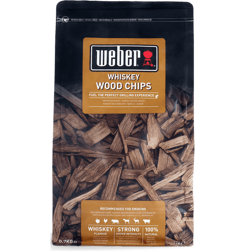 Aschii lemn pentru afumare Whiskey Weber, 0.7 kg