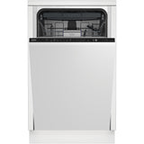Masina de spalat vase incorporabila Beko DIS48120, 11 seturi, 8 programe, Clasa E, Motor ProSmart™Inverter, Extra Drying, AquaIntense®, Mini 30', 45 cm