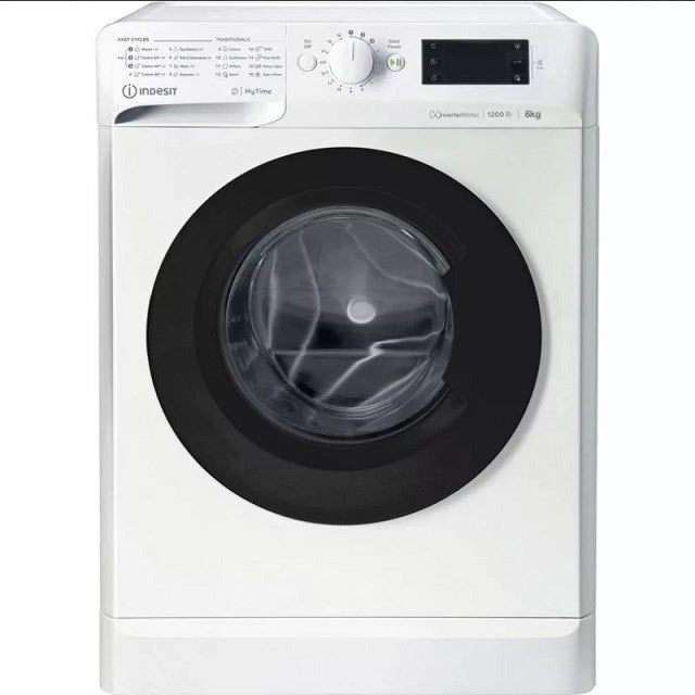 Masina de spalat, Indesit, 50 Hz, 6 Kg, 1200 rpm, 56 kWh, Alb