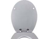 Capac WC Form & Style gri metalic MDF