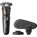 Aparat de Ras PHILIPS Shaver Series 5000 S5886/38, Acumulator, Autonomie 60 min, SkinIQ, Maro