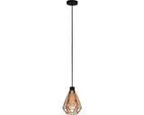Pendul Adwickle E27 Max. 1x40w, Maro Textil/negru