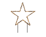 Decoratiune Stea Lafiora 350 Led-uri 121x135 Cm Alb Cald