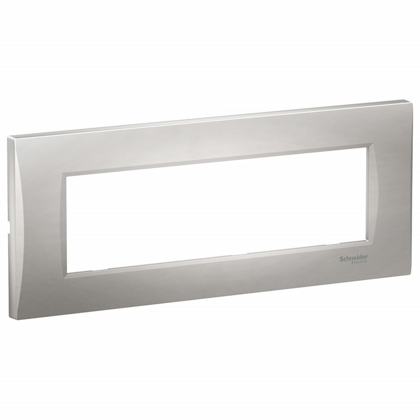 Rama 7 module curbata, argintiu, Schneider Easy Styl