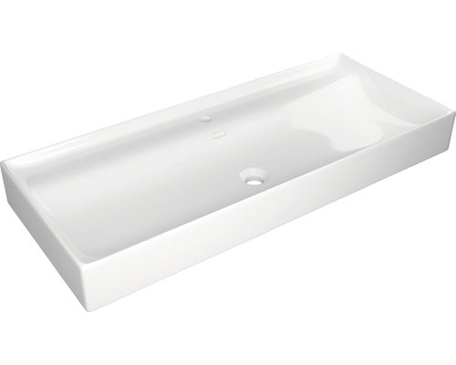 Lavoar ceramica Jungborn Nove 101 cm alb lucios