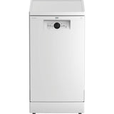 Masina de spalat vase Beko BDFS26020WQ 10 seturi, 6 programe, Motor ProSmart Inverter, AquaIntense®, Hygiene Intense, Fast+™, Program Mini 30 minute, Clasa E , 45 cm, Alb