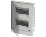 Tablou electric (cofret) ABB 1SZR004002A1205, incastrat, usa transparenta, 16 module, gri