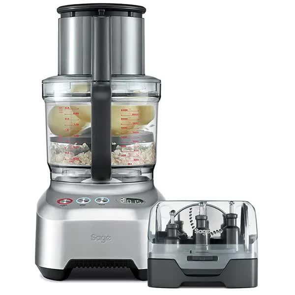 Robot de Bucatarie SAGE BFP820, 2000W, Viteza Variabila, Argintiu-Negru