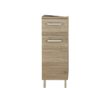 Dulap baie asezat PELIPAL Offenbach, 1 usa 1 sertar, PAL, 81x30 cm, stejar