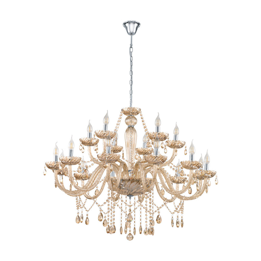 Candelabru EGLO BASILANO 39095, E14 18X40W Ø1000mm, Cognac