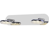 Aplica in jos cu LED integrat Top Light Ohio 2x5W 1100 lumeni, pentru baie IP44, crom
