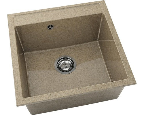 Chiuveta Bucatarie Cu O Cuva Fat Avangard 225 51x51 Cm, Fara Picurator, Granixit Cinnamon