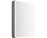 Dulap baie cu oglinda Mia, iluminare LED, aluminiu, 60 x 70 cm gri mat IP 44