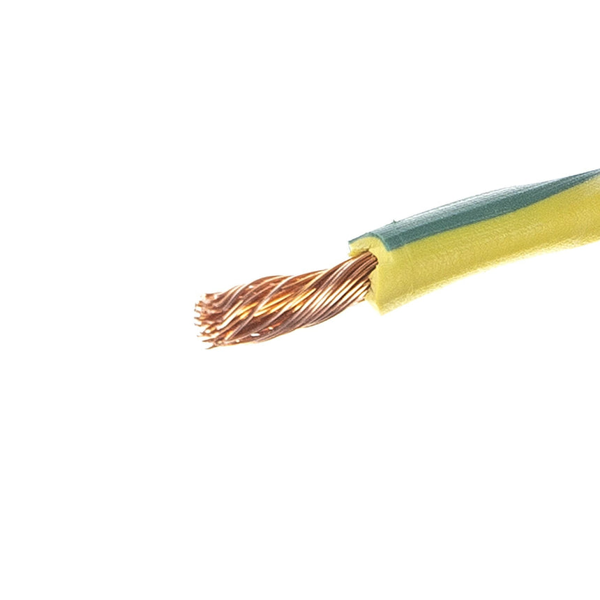 Cablu electric MYF, H07V-K, 1.5 mm², 25 m, verde/galben