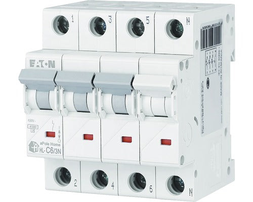 Disjunctor Electric Modular Eaton Xpole Home 3p+n 6a 4, 5ka, Curba C