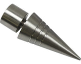 Capat Chicago Varf Aspect Inox Ø 20 Mm, Set 2 Buc