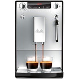 Espressor automat Melitta® Solo & Milk, 15 bari, sistem de spumare a laptelui, Silver