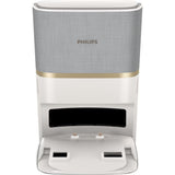 Aspirator Robot PHILIPS Seria 7000 Aqua HomeRun XU7100/02, 0.26l, 14.4V, Autonomie Maxima 180 minute, Wi-Fi, Functie Mop, Alb-Auriu