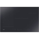 Plita incorporabila Haier HAMTSJ86MC/1, Inductie, 6 zone de gatit, Control tactil multislider, Indicator de caldura reziduala, Multizone, Timmer, Booster, WiFi, 80 cm, Negru