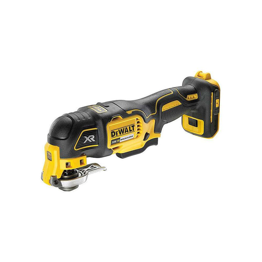 Unealta multifunctionala, DeWalt,18V, 12.4m/s2, Fara acumulator, Galben