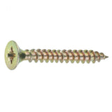 Surub autofiletant pentru lemn, DIN 7505, zincat galben - 5.0x30 Set (500)