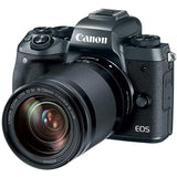 Aparat foto Mirrorless CANON EOS M50, 24.1 MP, Wi-Fi, plus Obiectiv M18-150mm, Negru