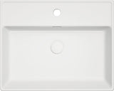 Lavoar Pe Blat Form & Style Makira 55x44 Cm Alb Lucios, Cu Ventil Scurgere Ceramic