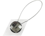 Magnet Decorativ Crystal Pentru Perdea - Cu Fir Metalic De Fixare, Gri