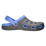 Papuci tip crocs MARINE, culoare negru - albastru, marimea 40