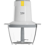 Mini tocator Beko CHP62522W, 500 W, 0.5 L, 1 viteza, 2 cutite otel inoxidabil, Alb