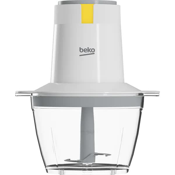 Mini tocator Beko CHP62522W, 500 W, 0.5 L, 1 viteza, 2 cutite otel inoxidabil, Alb