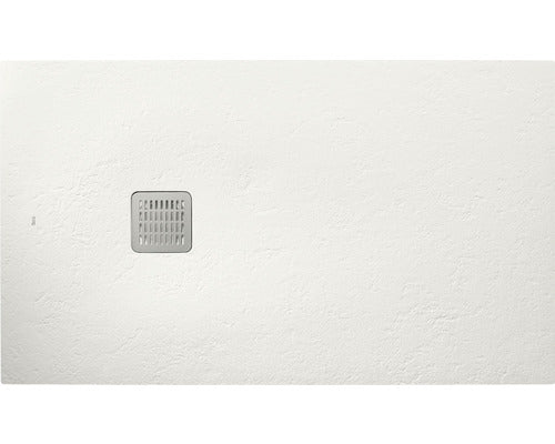 Cadita de Dus Dreptunghiulara Slim Roca Stonex Terran 120x80 cm Alb