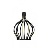 Pendul LED Horizon, 12x5W, Modern, Negru
