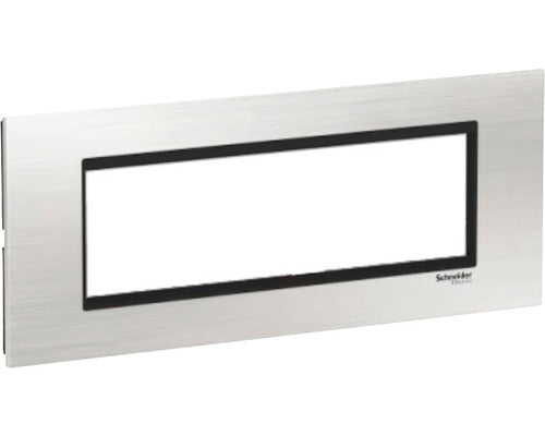 Rama Aparataje Schneider Easy Styl 7 Module, Argintiu/negru