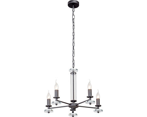 Candelabru Vitaluce Ve4766 E14 Max. 5x40w, Negru