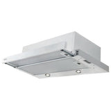 Hota incorporabila telescopica Franke Flexa FTC 601 WH/GL, Putere de absorbtie 380 mc/h, Iluminare LED, 60 cm, Alb