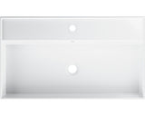 Lavoar ceramica Jungborn Quattro 81 cm alb lucios