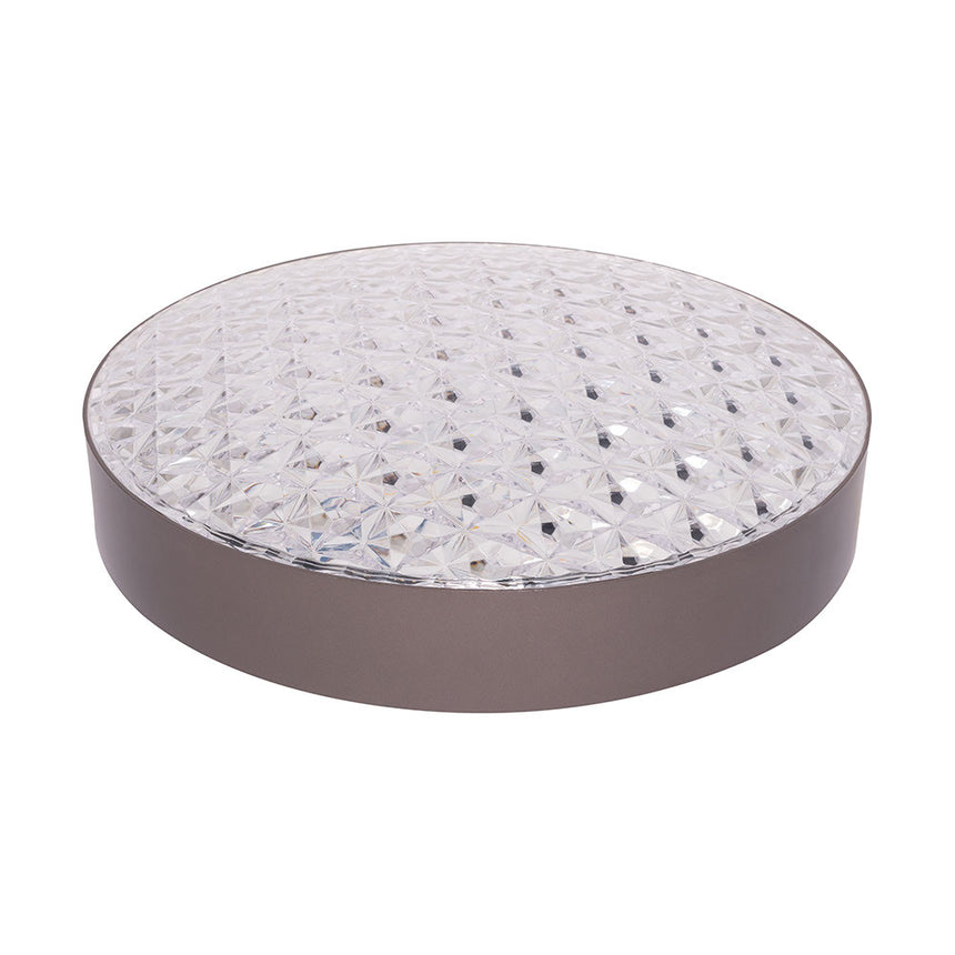 Plafoniera Interior LED Erste Radiance 40W 2600lm 4000k EL0060135 Culoare Maro si Alb Transparent