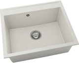 Chiuveta Bucatarie Cu O Cuva Fat Avangard 227 60x51 Cm, Fara Picurator, Fatgranit Light Beige